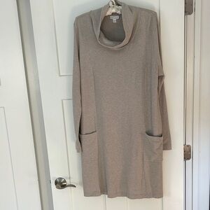 J. Jill Taupe Long Sleeve Tunic